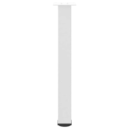 Console Table Legs 4 pcs White 72-74 cm Steel