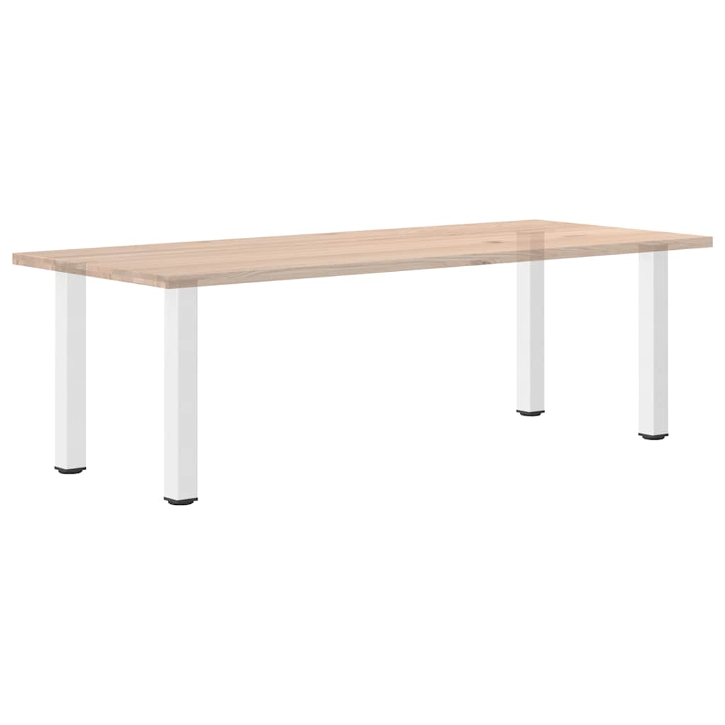 Console Table Legs 4 pcs White 72-74 cm Steel