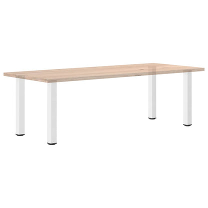 Console Table Legs 4 pcs White 72-74 cm Steel
