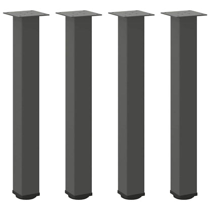 Console Table Legs 4 pcs Anthracite 72-74 cm Steel