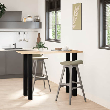 Bar Table Legs 4 pcs Black 90-92 cm Steel