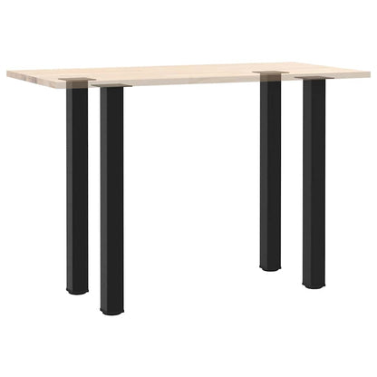 Bar Table Legs 4 pcs Black 90-92 cm Steel