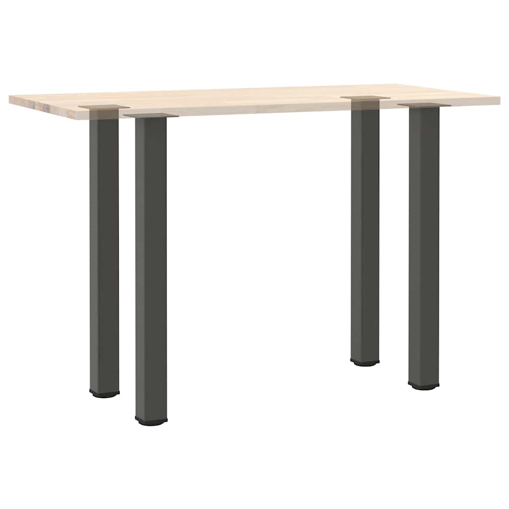 Bar Table Legs 4 pcs Anthracite 100-102 cm Steel