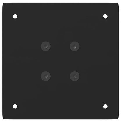 Bar Table Legs 4 pcs Black 110-112 cm Steel