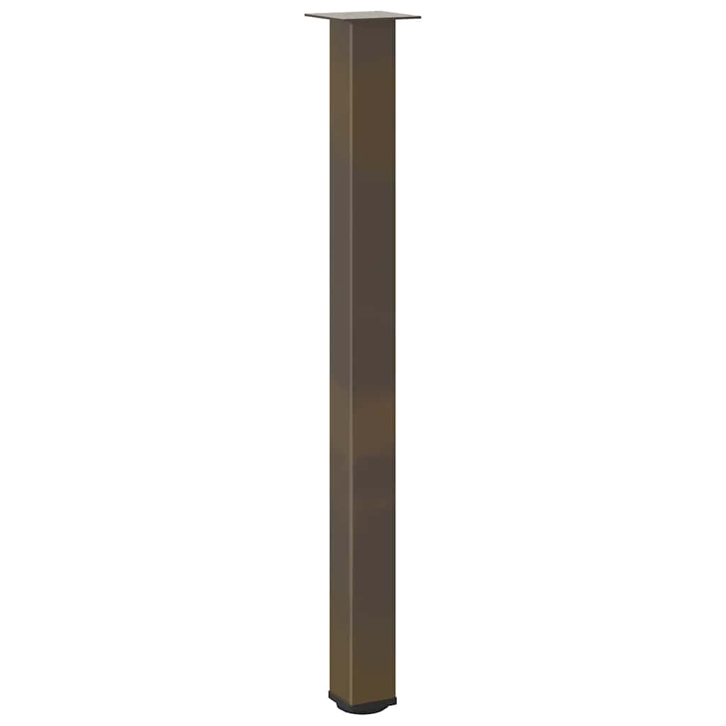 Bar Table Legs 4 pcs Natural Steel 110-112 cm Steel