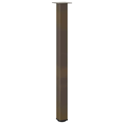 Bar Table Legs 4 pcs Natural Steel 110-112 cm Steel