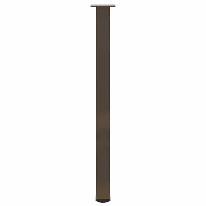 Bar Table Legs 4 pcs Natural Steel 110-112 cm Steel
