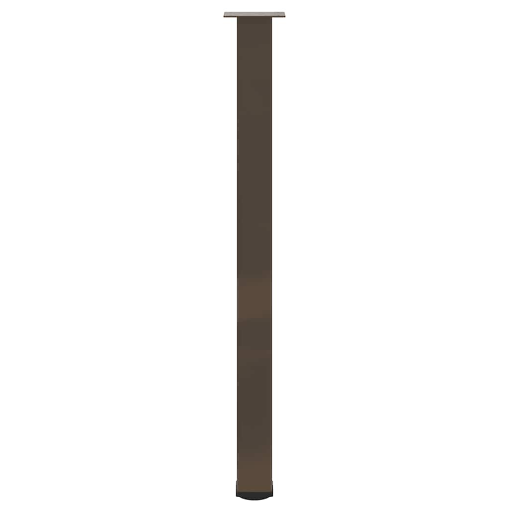 Bar Table Legs 4 pcs Natural Steel 110-112 cm Steel