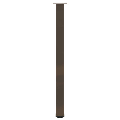 Bar Table Legs 4 pcs Natural Steel 110-112 cm Steel