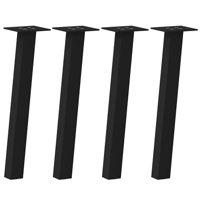 Coffee Table Legs 4 pcs Black 42 cm Steel