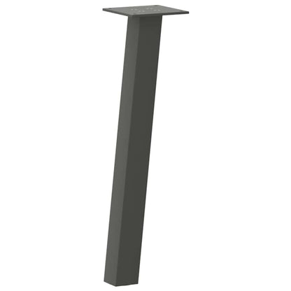 Coffee Table Legs 4 pcs Anthracite 42 cm Steel