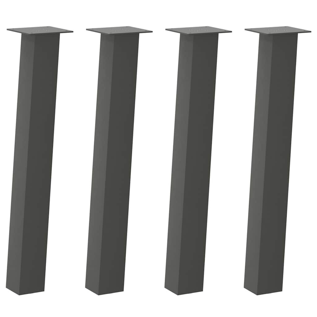 Console Table Legs 4 pcs Anthracite 72 cm Steel