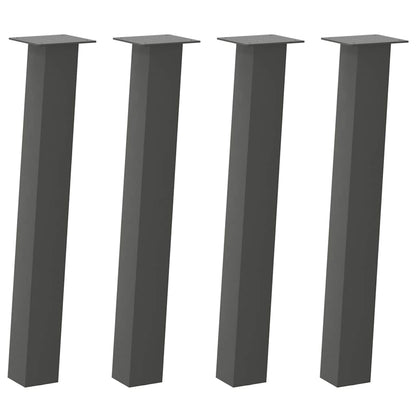 Console Table Legs 4 pcs Anthracite 72 cm Steel