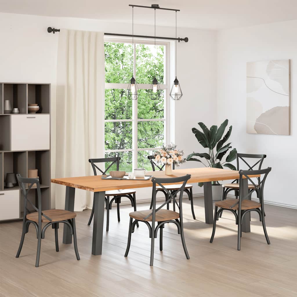 Console Table Legs 4 pcs Anthracite 72 cm Steel