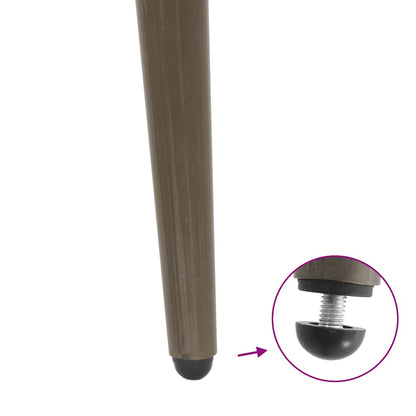 Coffee Table Legs Conical Shape 4 pcs Natural Steel 30-31 cm Steel