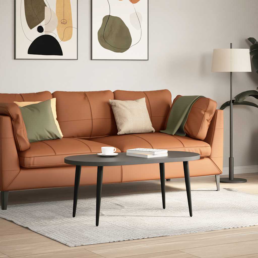 Coffee Table Legs Conical Shape 4 pcs Black 42-43 cm Steel