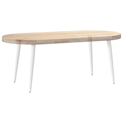 Coffee Table Legs Conical Shape 4 pcs White 42-43 cm Steel