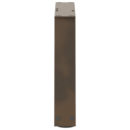 Coffee Table Legs V-Shape 2 pcs Natural Steel 30x(30-31.3) cm Steel
