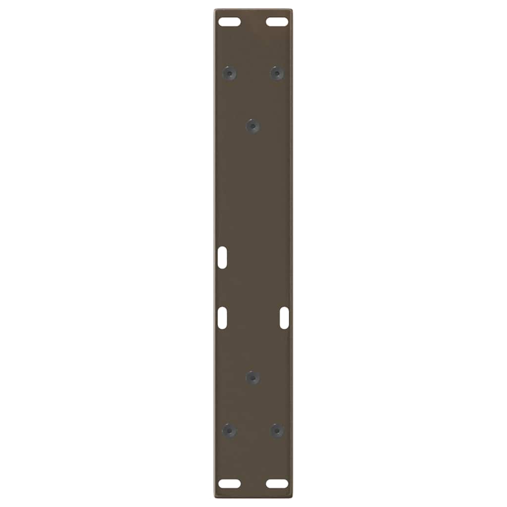 Coffee Table Legs V-Shape 2 pcs Natural Steel 30x(30-31.3) cm Steel