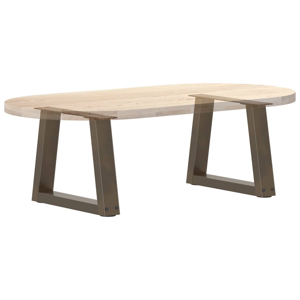 Coffee Table Legs V-Shape 2 pcs Natural Steel 30x(30-31.3) cm Steel