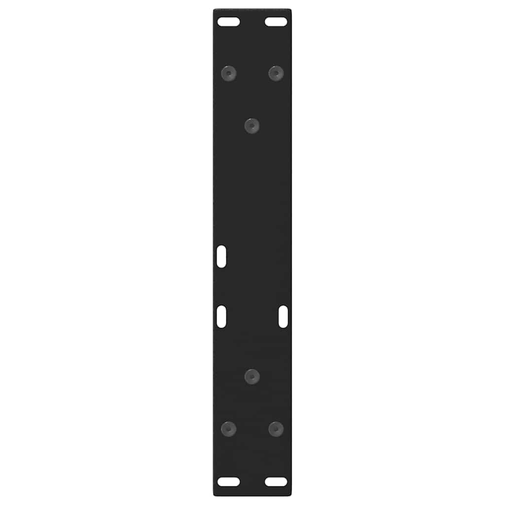 Coffee Table Legs V-Shape 2 pcs Black 40x(30-31.3) cm Steel
