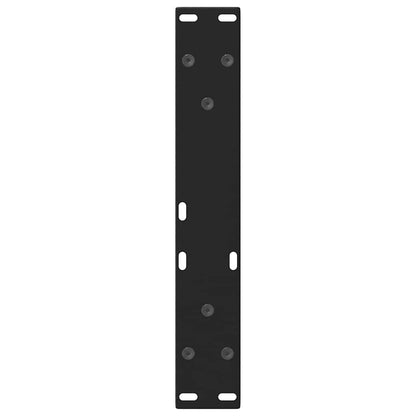 Coffee Table Legs V-Shape 2 pcs Black 40x(30-31.3) cm Steel