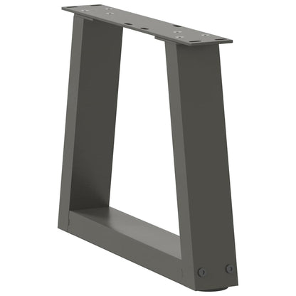 Coffee Table Legs V-Shape 2 pcs Anthracite 40x(30-31.3) cm Steel