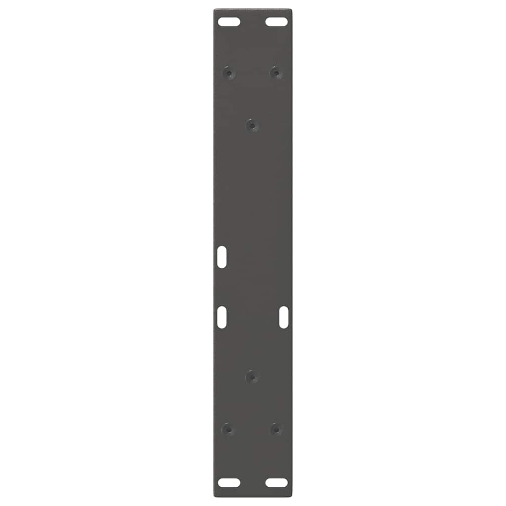 Coffee Table Legs V-Shape 2 pcs Anthracite 40x(30-31.3) cm Steel