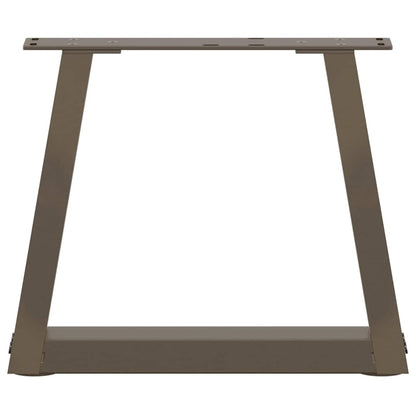 Coffee Table Legs V-Shape 2 pcs Natural Steel 40x(30-31.3) cm Steel