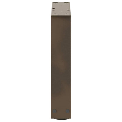 Coffee Table Legs V-Shape 2 pcs Natural Steel 40x(30-31.3) cm Steel