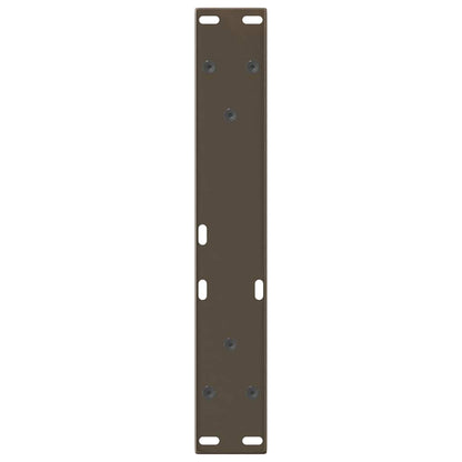 Coffee Table Legs V-Shape 2 pcs Natural Steel 40x(30-31.3) cm Steel