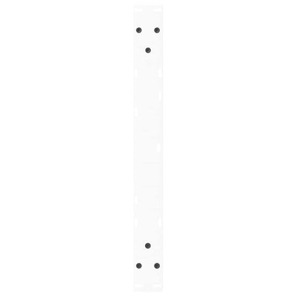 Coffee Table Legs V-Shape 2 pcs White 50x(30-31.3) cm Steel