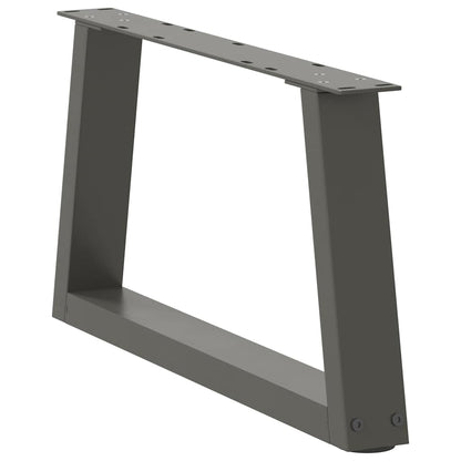Coffee Table Legs V-Shape 2 pcs Anthracite 50x(30-31.3) cm Steel