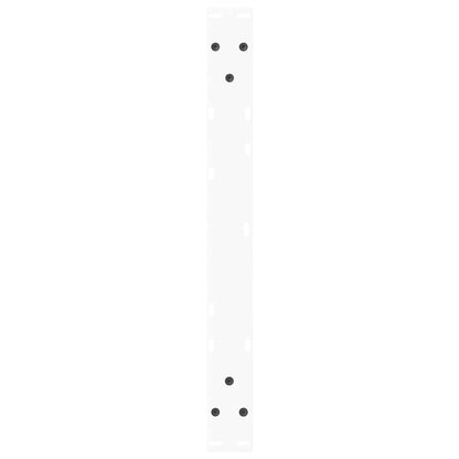 Coffee Table Legs V-Shape 2 pcs White 70x(30-31.3) cm Steel