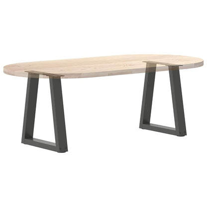 Coffee Table Legs V-Shape 2 pcs Anthracite 28x(42-43.3) cm Steel