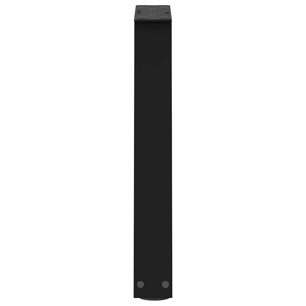 Dining Table Leg | Set of 2 | Black | Powder-Coated Steel