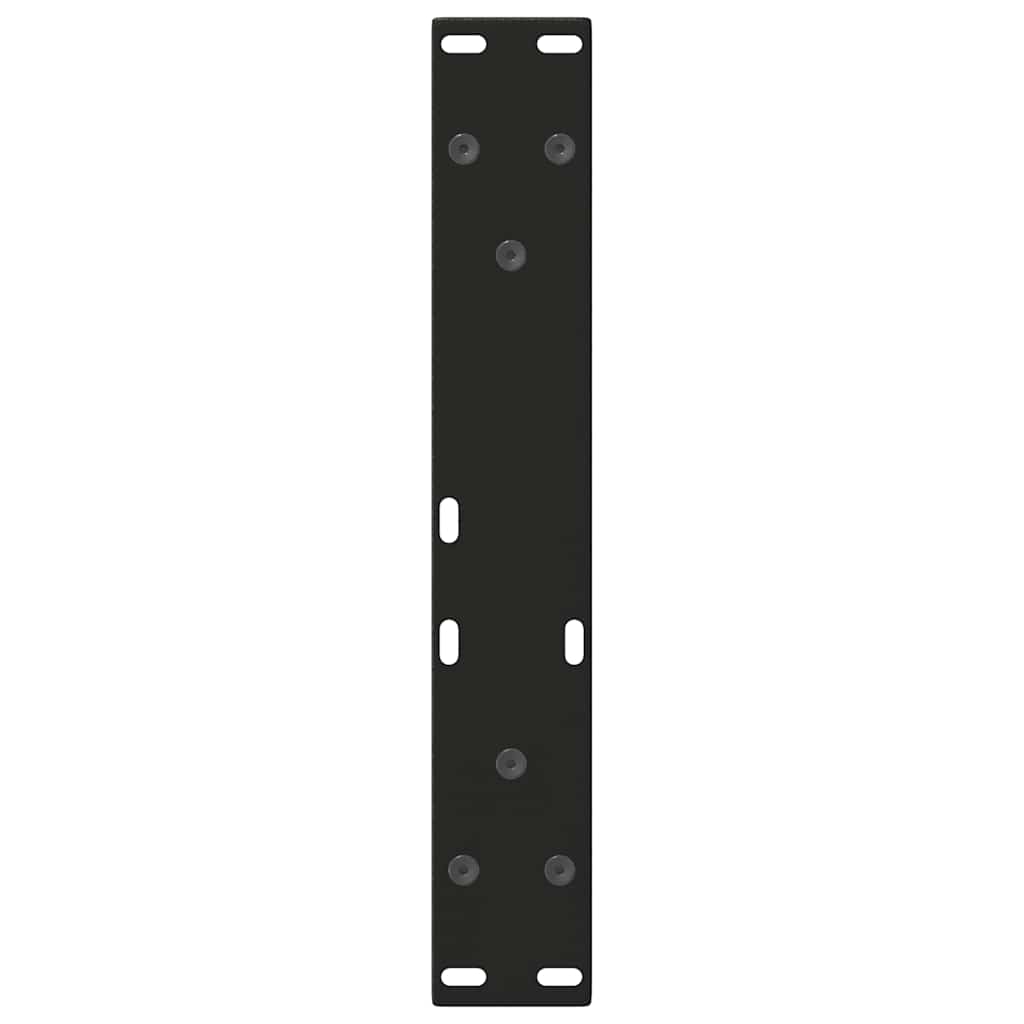 Dining Table Leg | Set of 2 | Black | Powder-Coated Steel