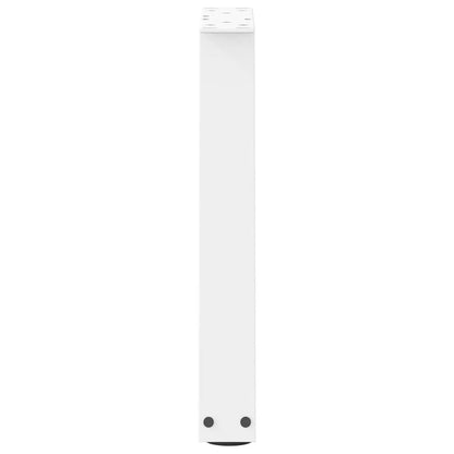 Coffee Table Legs V-Shape 2 pcs White 38x(42-43.3) cm Steel