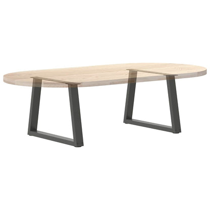 Coffee Table Legs V-Shape 2 pcs Anthracite 50x(42-43.3) cm Steel