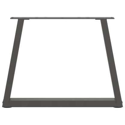 Coffee Table Legs V-Shape 2 pcs Anthracite 60x(42-43.3) cm Steel