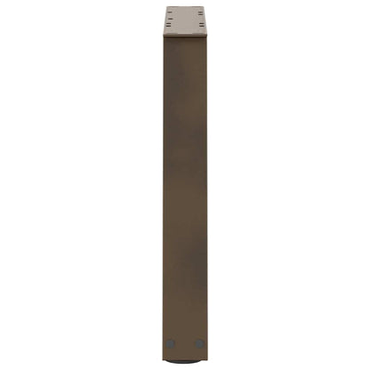 Coffee Table Legs V-Shape 2 pcs Natural Steel 60x(42-43.3) cm Steel
