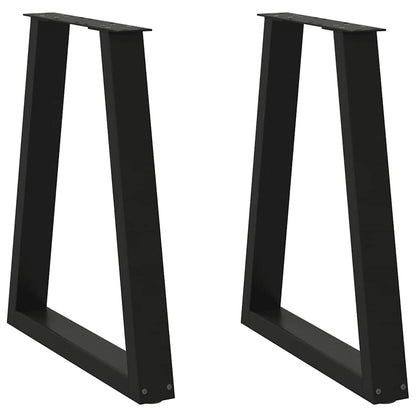 Coffee Table Leg | Set of 2 | Black | Steel | 50 x 72 cm