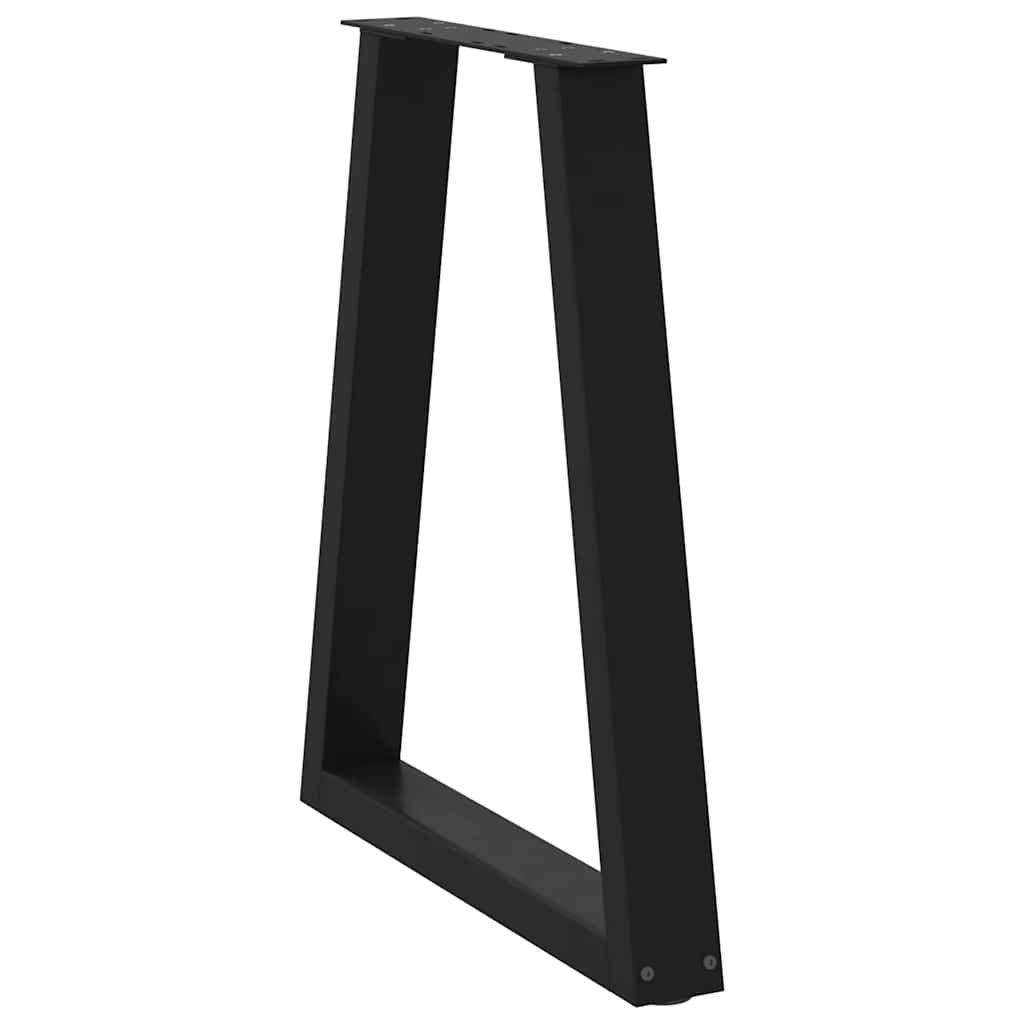 Coffee Table Leg | Set of 2 | Black | Powder-coated steel | 60 cm x 72 cm