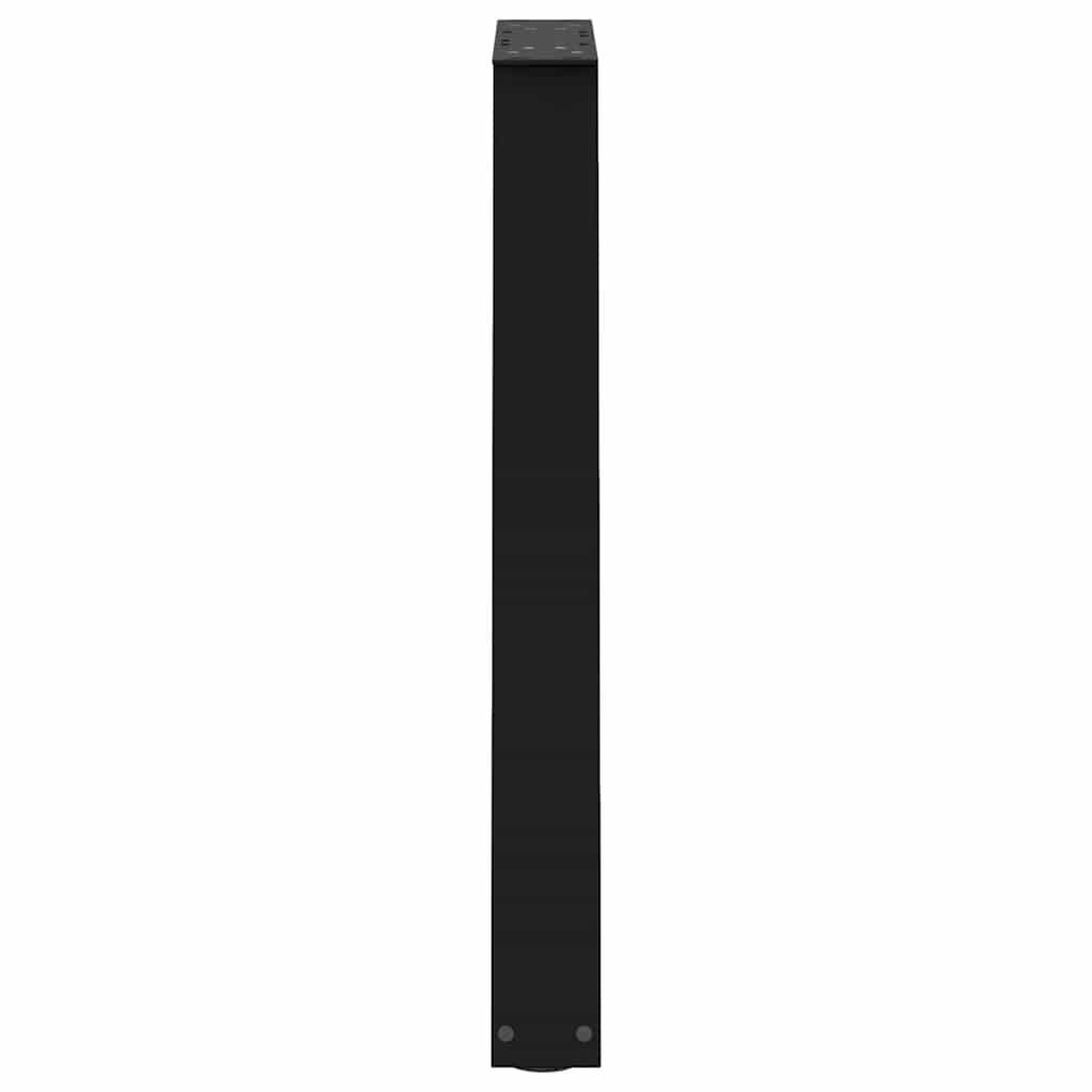 Coffee Table Leg | Set of 2 | Black | Powder-coated steel | 60 cm x 72 cm