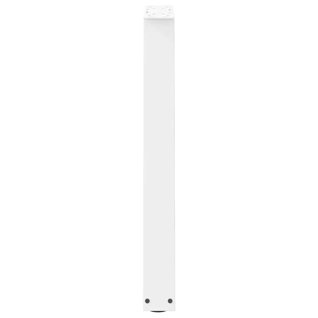 Dining Table Legs V-Shape 2 pcs White 60x(72-73.3) cm Steel