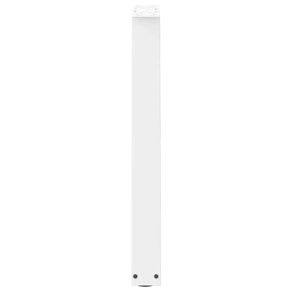Dining Table Legs V-Shape 2 pcs White 60x(72-73.3) cm Steel