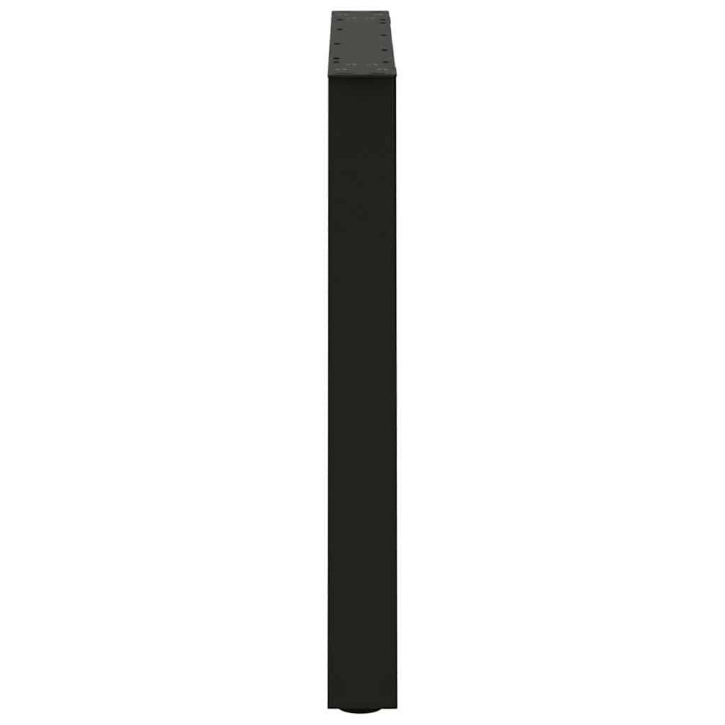 Dining Table Leg | Set of 2 | Black | Powder-coated steel