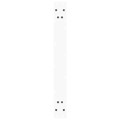 Dining Table Legs V-Shape 2 pcs White 70x(72-73.3) cm Steel