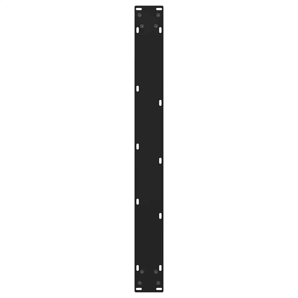 Dining Table Leg | Set of 2 | Black | Powder-coated steel | Standard