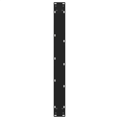 Dining Table Leg | Set of 2 | Black | Powder-coated steel | Standard